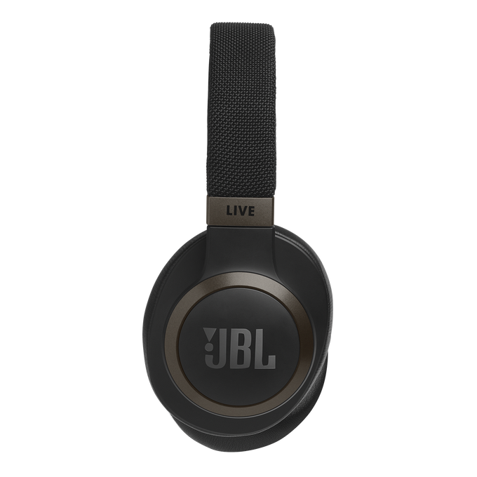JBL Live 650BTNC - Black - Wireless Over-Ear Noise-Cancelling Headphones - Detailshot 9 image number null